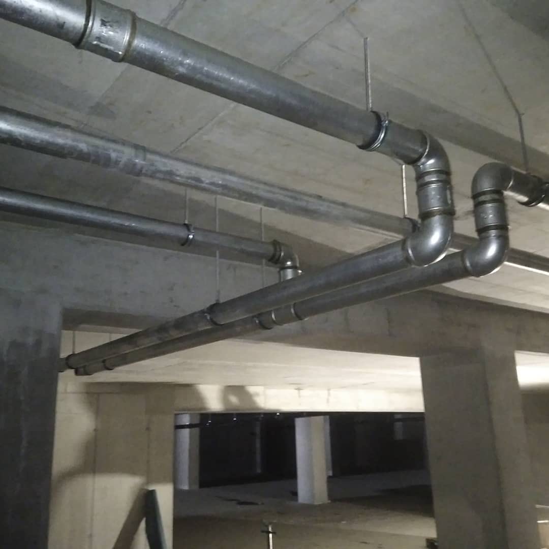 Odpadové potrubie - komerčná inštalácia